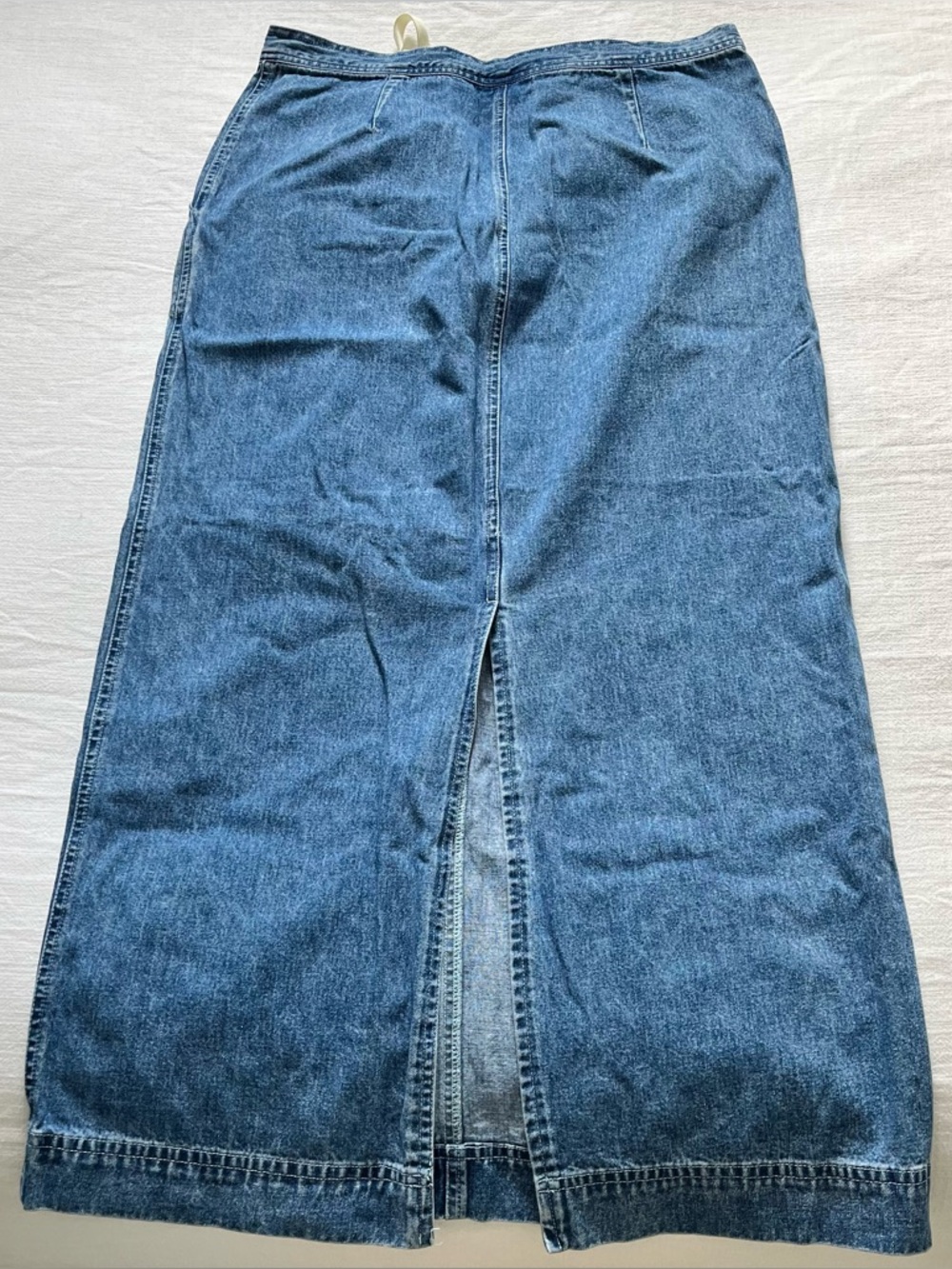 Ralph Lauren Blue Denim Skirt - Picture 2 of 4